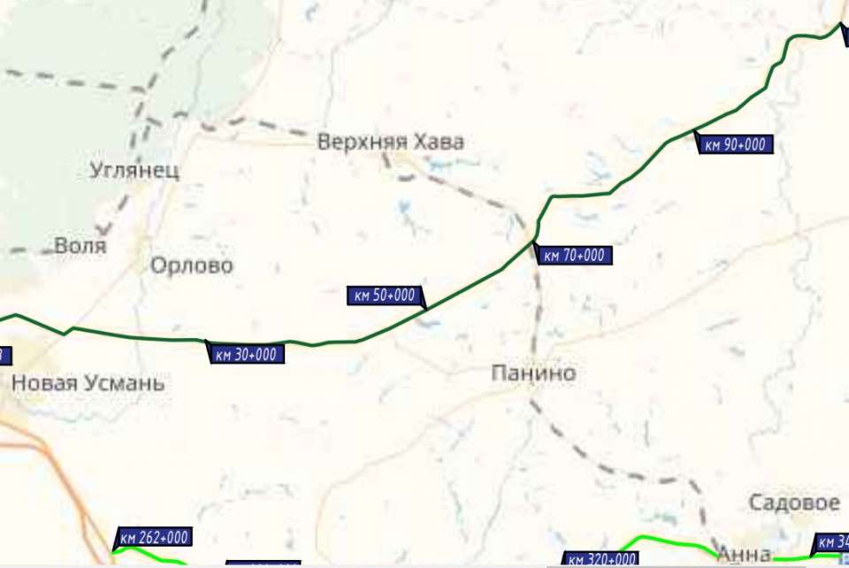 На капремонт 8-километрового участка трассы «Воронеж-Тамбов» могут направить 510 млн рублей