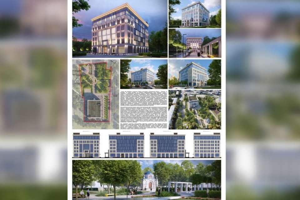 В Воронеже выбрали лучшие концепции фасадов нового медцентра с часовней 