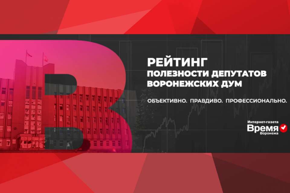 В Воронежской области подвели итоги рейтинга полезности депутатов