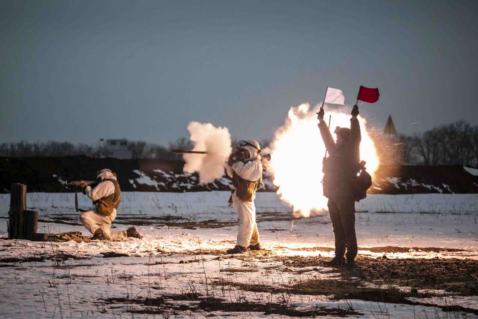 В Воронежской области прошли учения гранатометчиков ЗВО