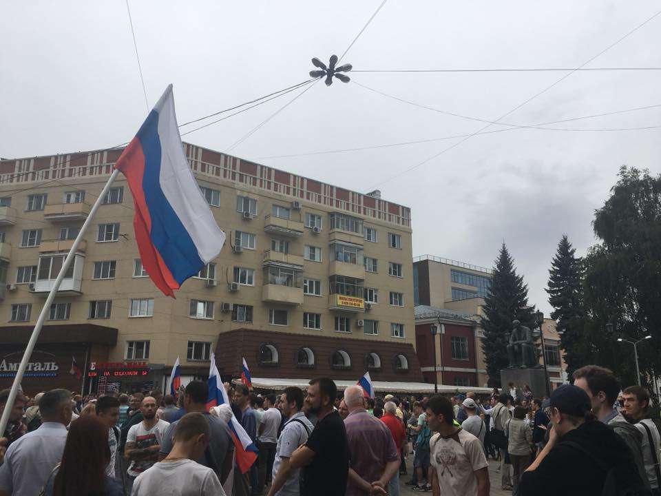 В Воронеже митинг сторонников Алексея Навального прошел без задержаний 