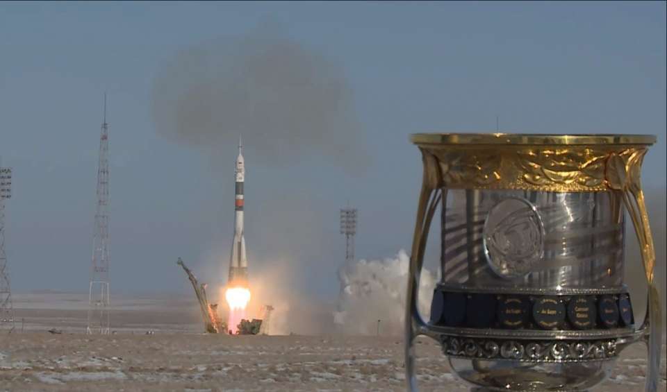 Ракета с воронежским двигателем отправила в космос копию Кубка Гагарина