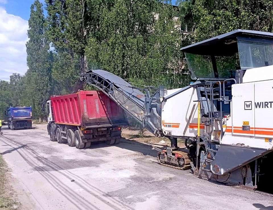 В Воронеже приступили к ремонту дороги возле ЖК «Задонье»