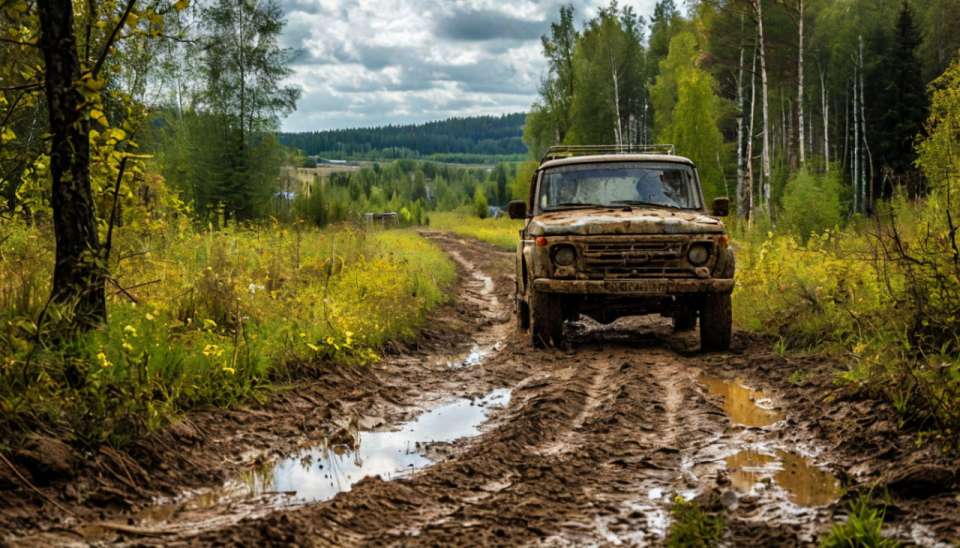 Проблема с тонущей в грязи дорогой в Воронежской области дошла до Бастрыкина