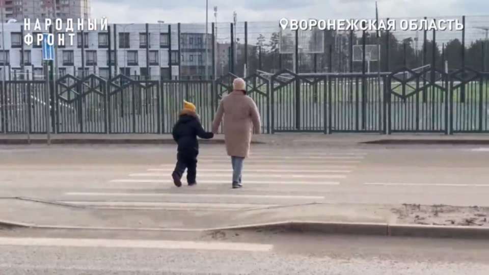 Родители боятся отпускать детей в школу из-за опасного перехода в Воронеже