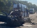 Массовое ДТП с гибелью двух человек попало на видео в Воронежской области