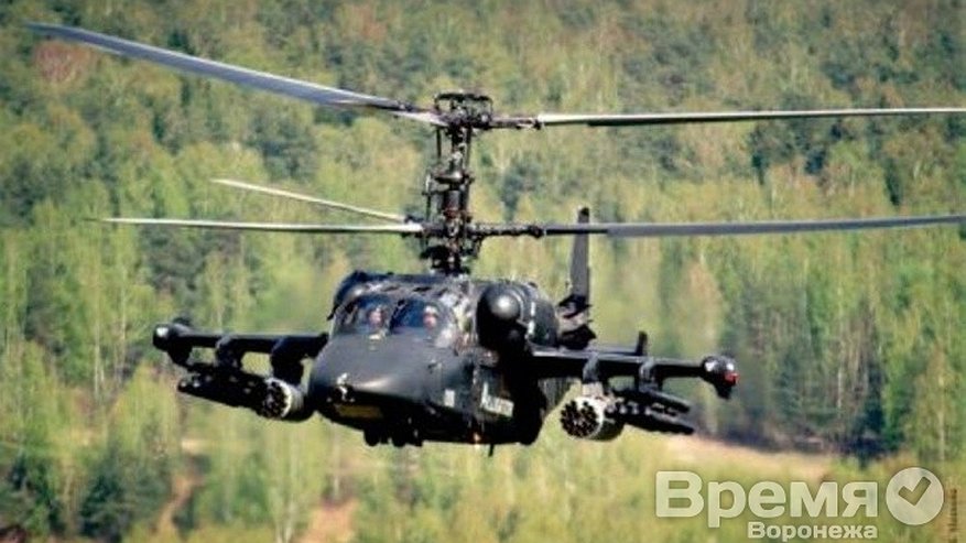 Главная картинка новости: К танкам под Острогожском прибавились вертолеты