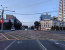 Вторая вафельная разметка появилась на перекрестке в центре Воронежа