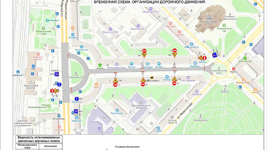 Главная картинка новости: В Воронеже ночью закроют движение по ул. Мира