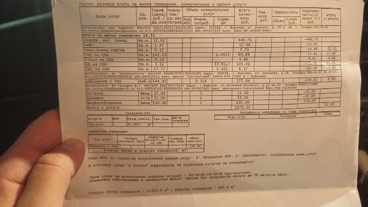Главная картинка новости: Доля расходов населения на ЖКУ и топливо в Воронежской области превысили российские показатели