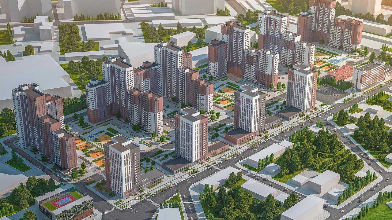 Главная картинка новости: Воронежский «Домостроительный комбинат» присоединился к концепции «двор без машин»