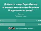 Иногородние участники скомпрометировали голосование за названия воронежских улиц