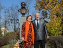Татьяна Гордеева не пропустила открытие бюста Лермонтова в усадьбе под Воронежем