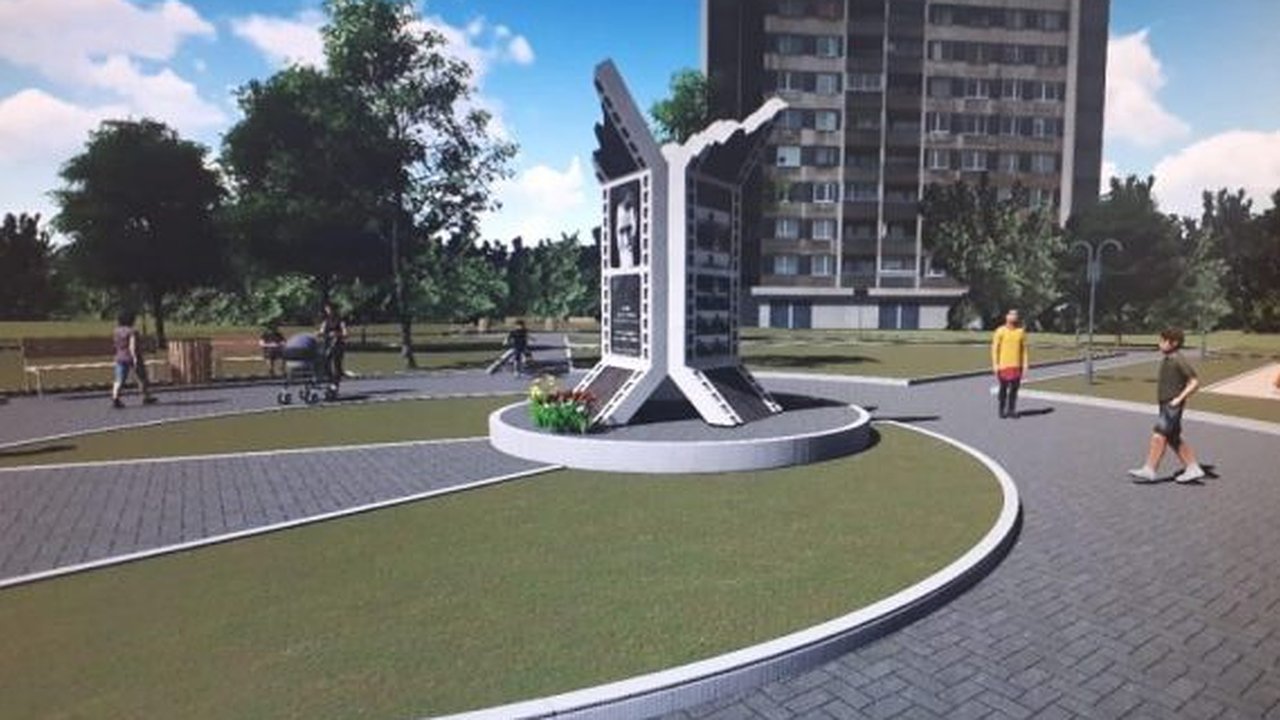 Главная картинка новости: В сквере Василия Шукшина в Воронеже установили памятный знак