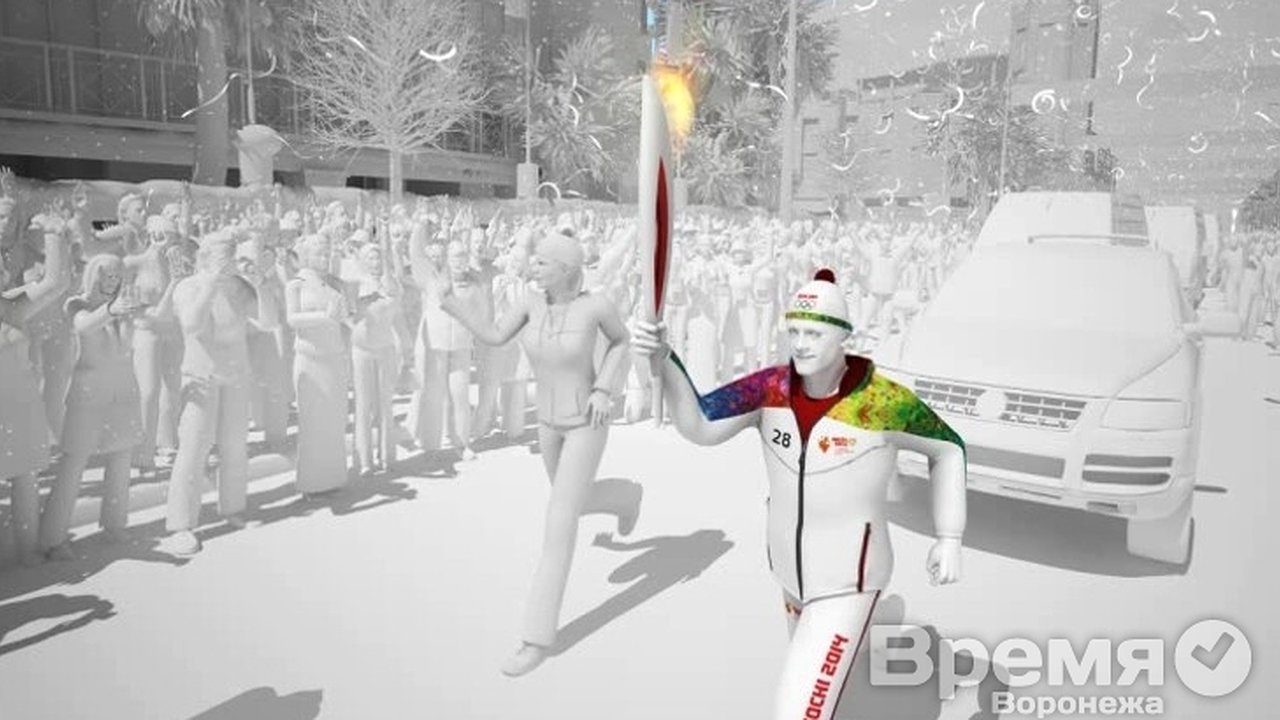 Главная картинка новости: Олимпийский огонь по воронежским улицам Воронежа пронесут более ста человек