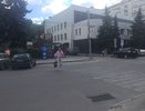 В центре Воронежа на ликвидированном пешеходном переходе сбили женщину