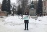 Миниатюра новости: Худрук воронежского Камерного провел пикет в защиту Алексея Малобродского
