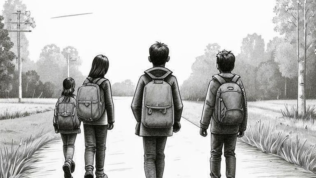 Главная картинка новости: Опасный путь ежедневно предстоит детям, которые учатся в воронежской школе №92