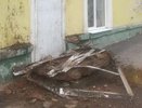 В Воронеже рухнул балкон ветхого дома 