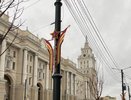 В Воронеже на проспекте Революции «нарядили» фонари