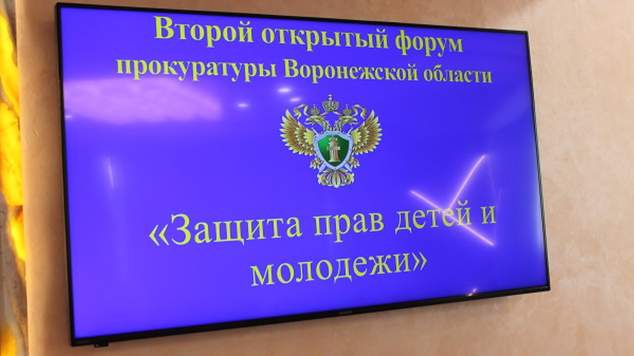 Главная картинка новости: От чего следует защищать воронежских детей? 