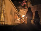 Новое возгорание произошло на территории нефтебазы в Лискинском районе Воронежской области после атаки БПЛА