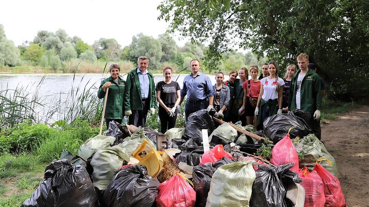 Главная картинка новости: В Воронежской области приступили к уборке водных объектов региона