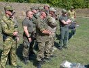 С генеральскими погонами и наградным пистолетом зампред воронежского облправительства посетил мобилизационный сбор