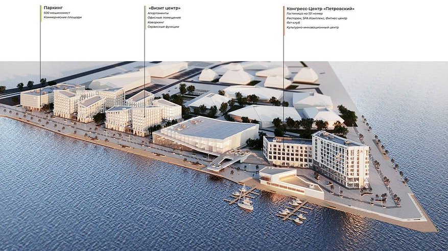 Главная картинка новости: Утверждены проекты туристического комплекса и конгресс-центра на Петровской набережной в Воронеже
