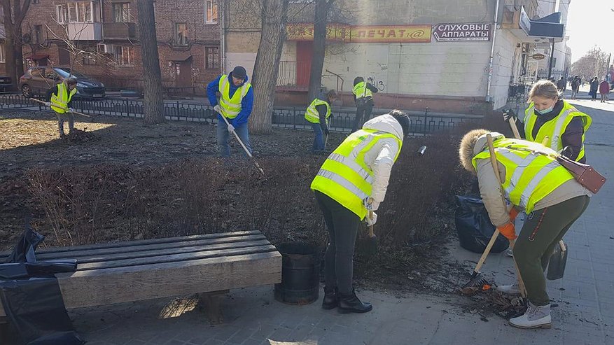 Главная картинка новости: В Воронеже стартует месячник благоустройства в новом формате 