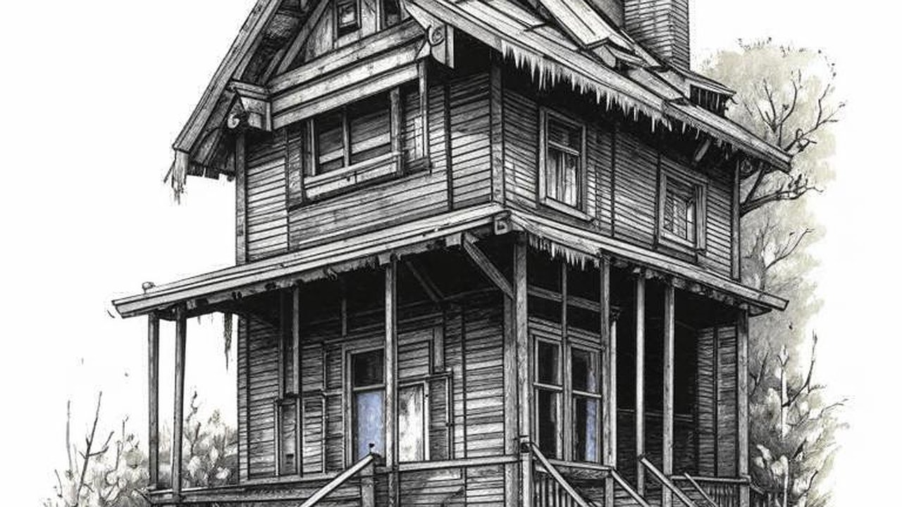 Главная картинка новости: Десяток семей находятся в смертельной опасности, проживая в разваливающемся доме в Воронежской области