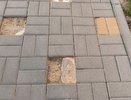 В воронежском Шилово растворяются тротуары