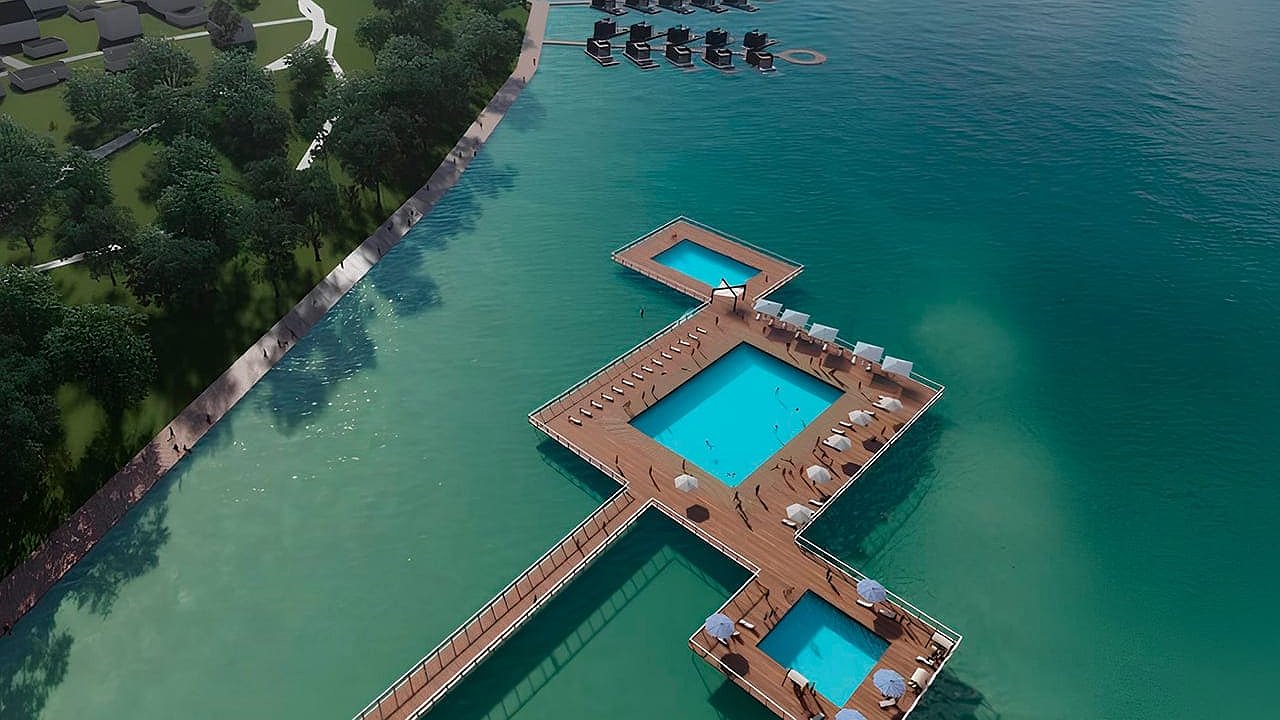 Главная картинка новости: Деревянный пирс, «трасса здоровья» и барбекю-зона: как благоустроят воронежский парк «Дельфин»