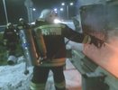 В селе Липовка Бобровского района ночью загорелся автобус