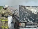 На трассе в Семилукском районе пожар уничтожил легковой автомобиль