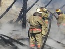 В селе Староникольское Хохольского района пожар уничтожил хозяйственную постройку