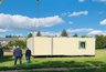 Миниатюра новости: В Таловском районе устанавливают новый модульный ФАП для жителей посёлка Высокий