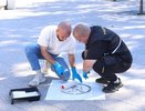 В Воронеже начали наносить запрещающую движение электросамокатов разметку