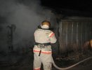 В Павловском районе при пожаре в надворной постройке пострадал человек