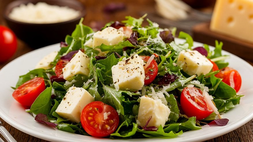 Главная картинка новости: Салат с сыром «Косичка»: готовится минут за 10, если заранее сварить яйца — остается лишь смешать