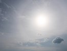 Воронежцы запечатлели солнечное гало в небе