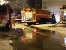 В Воронеже ночью загорелась баня в административном здании на улице Базовой