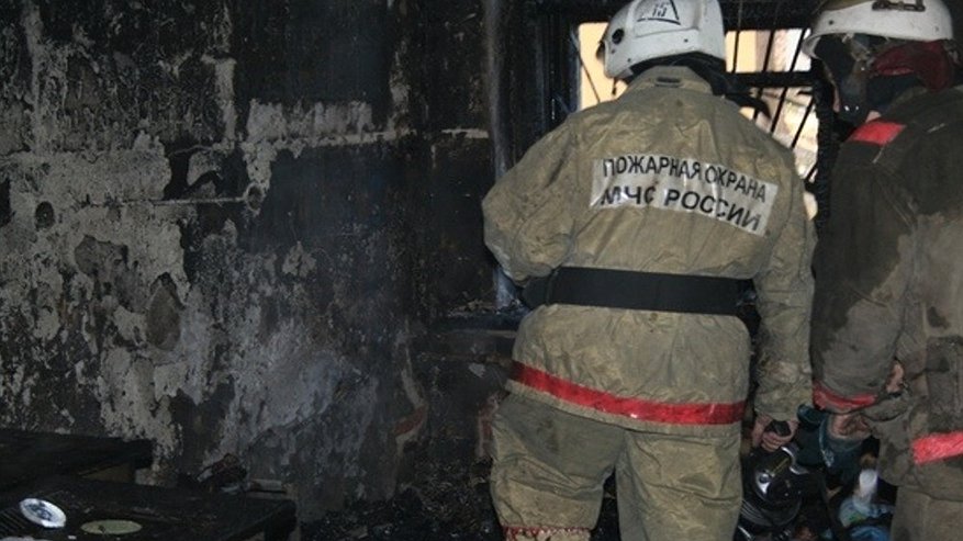 Главная картинка новости: В совхозе Воронежский Новоусманского района ночью случился пожар в котельной