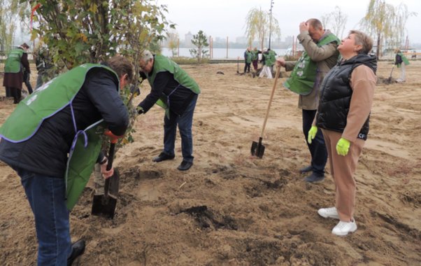 Бизнес-сообщество Воронежа создает сквер на набережной