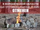 В Воронежской области сняли особый противопожарный режим
