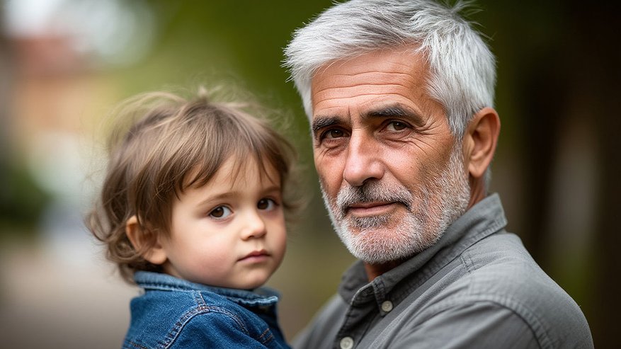 Главная картинка новости: Если ребенок спросил про седые волосы: что ответить