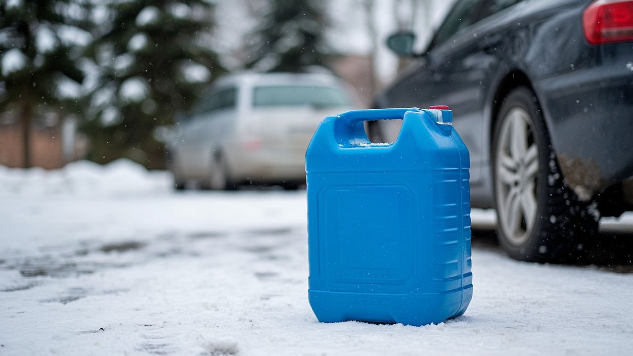 Главная картинка новости: Замерзла жидкость омывателя: что делать и как растопить