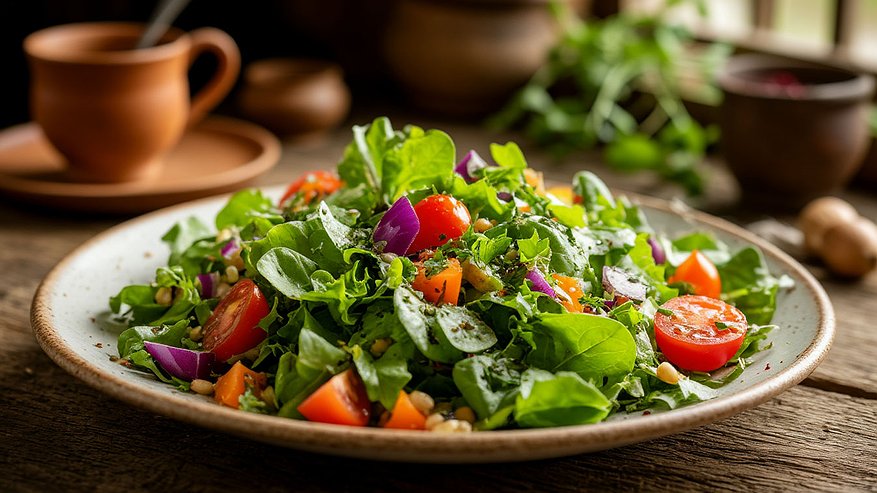 Главная картинка новости: Салат, который понравится Лошади: готовим "Сеновал" на Новый год