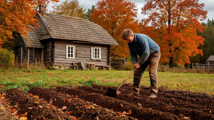 Главная картинка новости: Ноябрь в теплице: убираю мох и готовлюсь к зиме