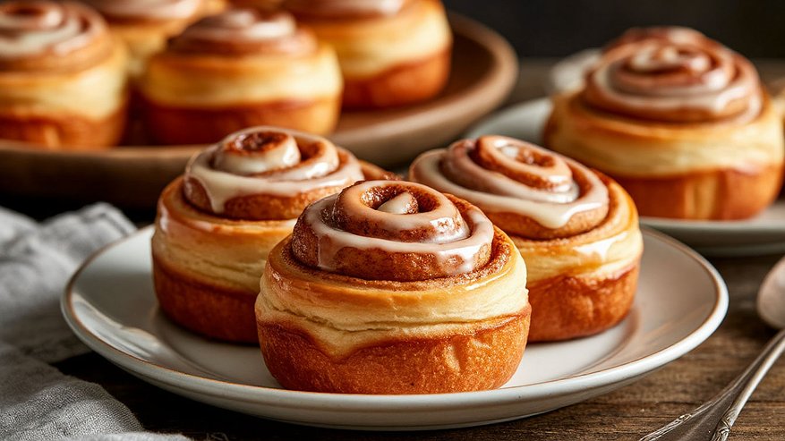 Главная картинка новости: Тающие во рту булочки с корицей: готовим знаменитые синнабоны дома